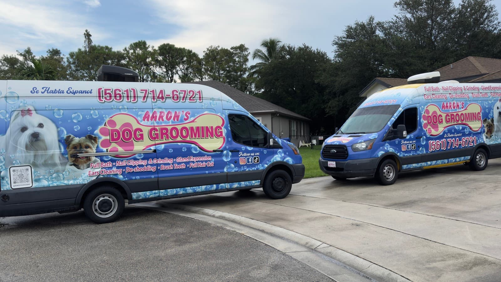 Aaron's Dog Grooming fleet